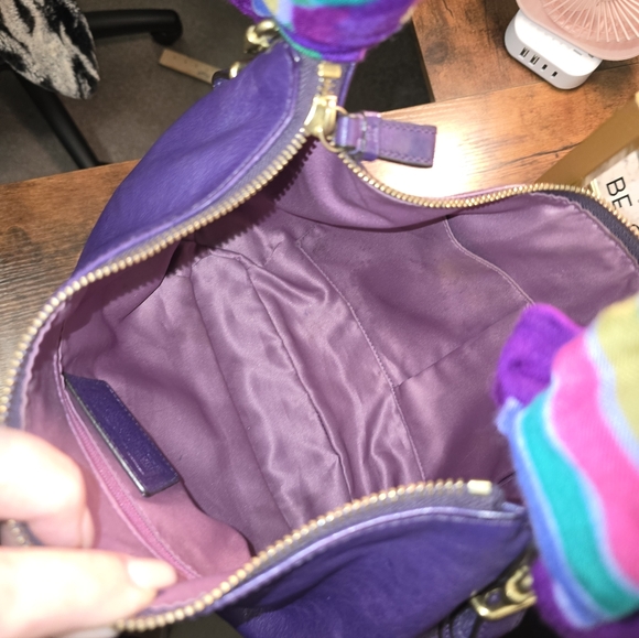 Coach Madison Hobo Bag - Purple - Picture 6 of 8